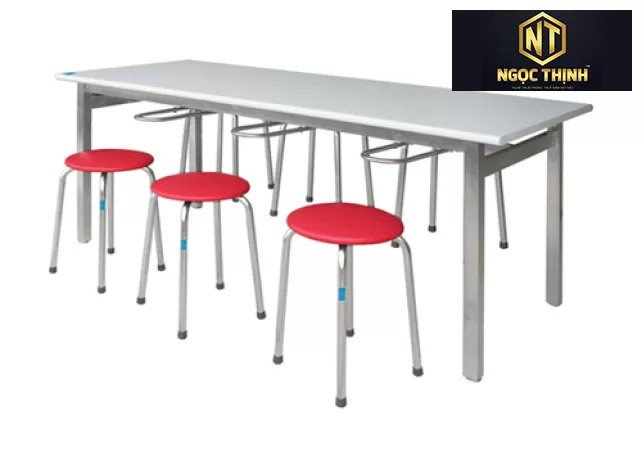 Bàn ăn công nghiệp Inox BA01-15
